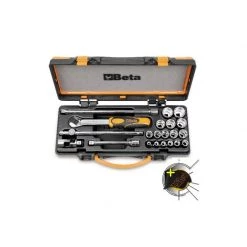 Embout, Douille & Accessoires BETA Coffret 16 Douilles 6 Pans Et 5 Accessoires - 910A/C16 - 009100936