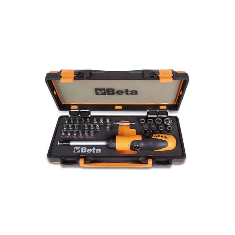 Embout, Douille & Accessoires BETA Composition De 1 Poignée Porte-embouts + 43 Outils - 860/C38P - 008600878 1 Embout, Douille & Accessoires BETA Composition De 1 Poignée Porte-embouts + 43 Outils - 860/C38P - 008600878