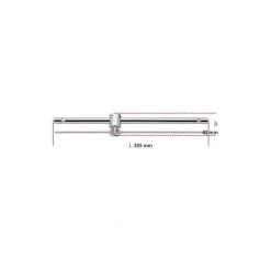 Embout, Douille & Accessoires BETA Poignée Coulissante 1/2" - 920/42 - 009200854