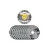 Disque & Meule BOSCH 10 Disques Ø125 Metal/inox + 1 Disque Diamant Univ.