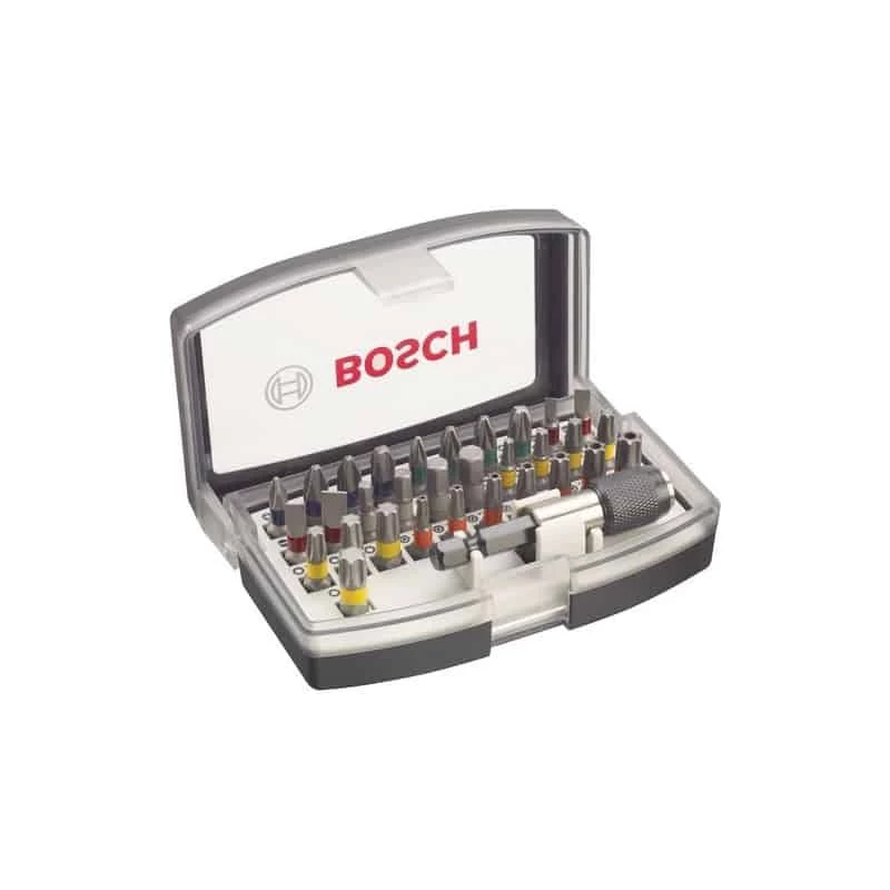 Embout, Douille & Accessoires BOSCH Coffret 32 Pièces : Embouts De Vissage - 2607017319 1 Embout, Douille & Accessoires BOSCH Coffret 32 Pièces : Embouts De Vissage - 2607017319