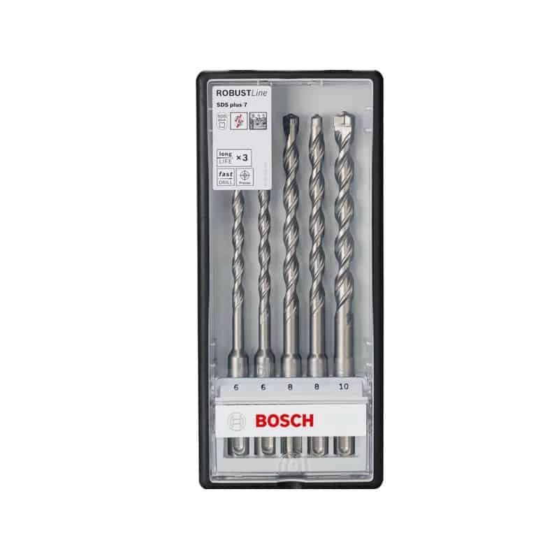 Foret Béton BOSCH Coffret 5 Forets Béton SDS-plus X5L Robust Line - 2607019932 2 Foret Béton BOSCH Coffret 5 Forets Béton SDS-plus X5L Robust Line - 2607019932 – Image 2