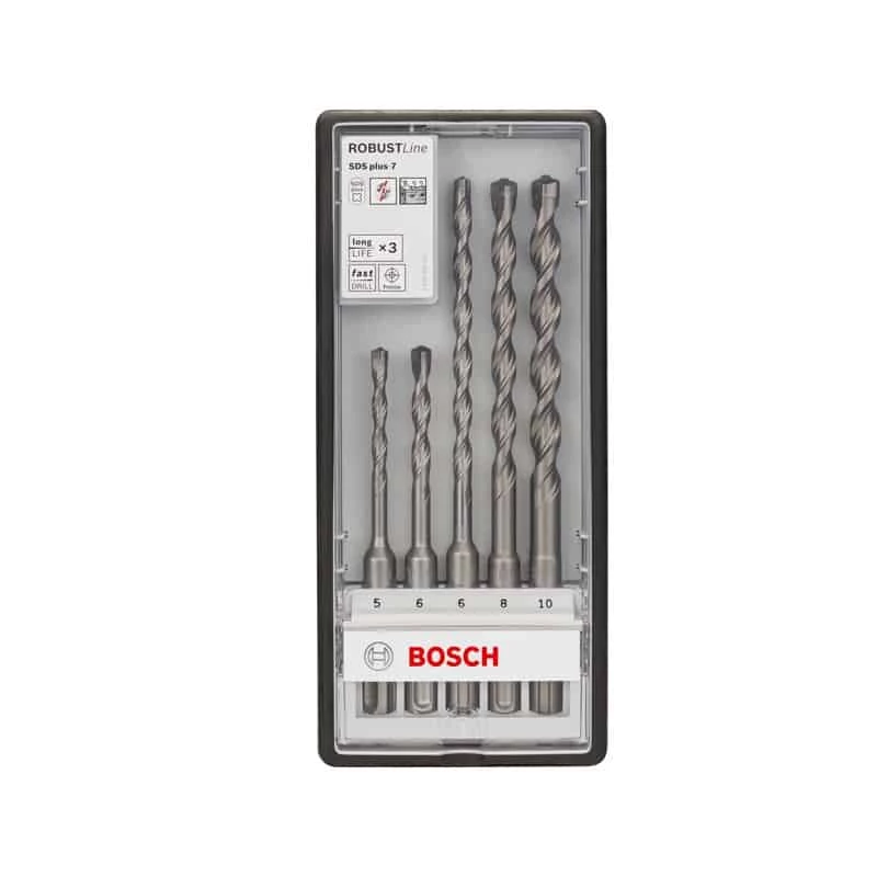Foret Béton BOSCH Coffret 5 Forets Béton SDS-plus X5L Robust Line - 2608585073 2 Foret Béton BOSCH Coffret 5 Forets Béton SDS-plus X5L Robust Line - 2608585073 – Image 2