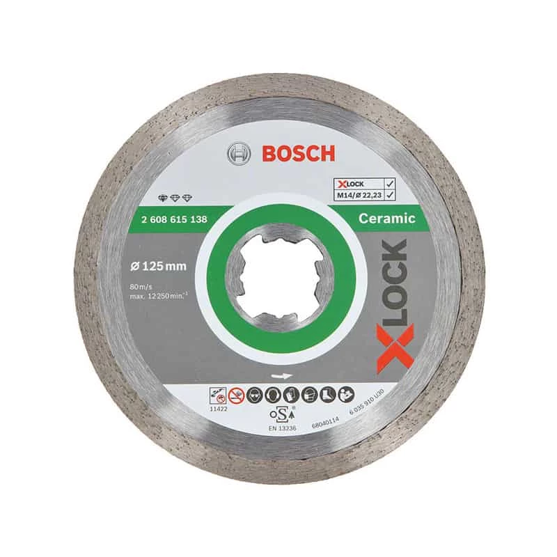 Disque & Meule BOSCH Disque Diamant X-LOCK 125mm - Standard For Ceramic 1 Disque & Meule BOSCH Disque Diamant X-LOCK 125mm - Standard For Ceramic