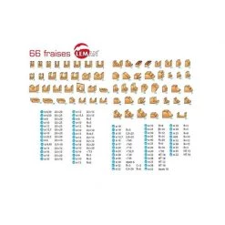 Accessoire Consommable Soldes -Accessoire Consommable Soldes leman coffret 66 meches defonceuse carbure queue 8mm 42870066 1