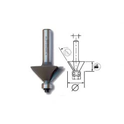 Fraise à Bois & Mèche Spéciale LEMAN Mèche à Chanfreiner + Guide -5686/5688