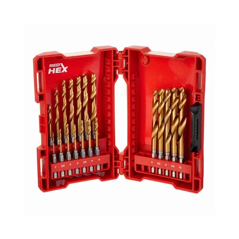 Foret Métal MILWAUKEE Coffret 19 Forets Metaux HSS-G Hexag. - 48894760 2 Foret Métal MILWAUKEE Coffret 19 Forets Metaux HSS-G Hexag. - 48894760 – Image 2