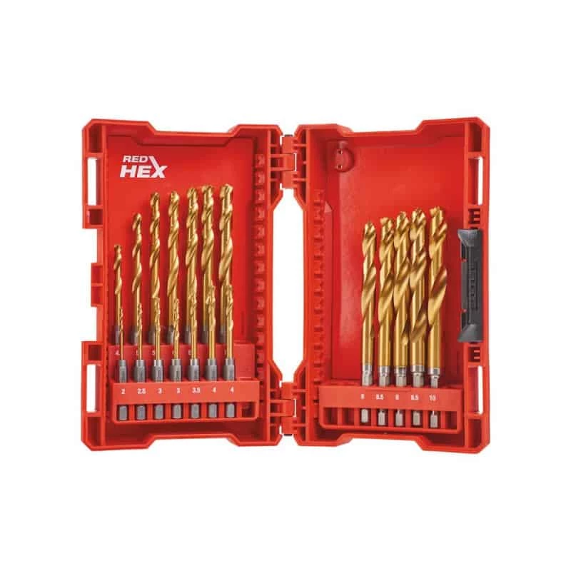 Foret Métal MILWAUKEE Coffret 19 Forets Metaux HSS-G Hexag. - 48894760 1 Foret Métal MILWAUKEE Coffret 19 Forets Metaux HSS-G Hexag. - 48894760
