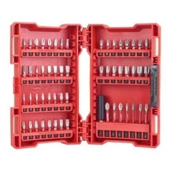 Embout, Douille & Accessoires MILWAUKEE Coffret 55 Embouts Schockwave + Porte-embout - 4932430907
