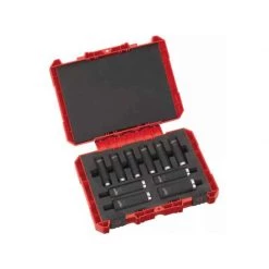 Embout, Douille & Accessoires MILWAUKEE Coffret De 10 Douilles SHOCKWAVE Carré 1/2" - 4932352861