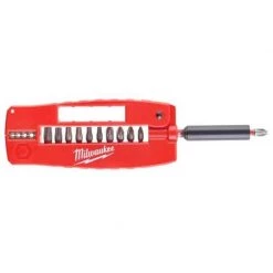 Embout, Douille & Accessoires MILWAUKEE Kit 10 Embouts Shockwave + Porte-embout + Pince - 4932430910