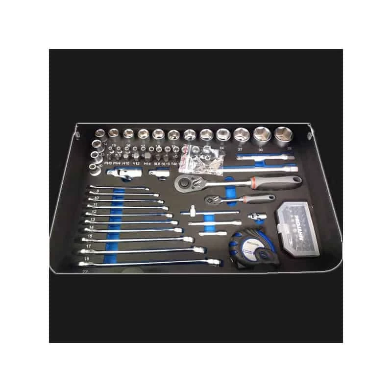 Mobilier Atelier & Composition Outils PROJAHN Mallette 130 Pièces Pinces Clés Douilles Embouts - 8681 3 Mobilier Atelier & Composition Outils PROJAHN Mallette 130 Pièces Pinces Clés Douilles Embouts - 8681 – Image 3